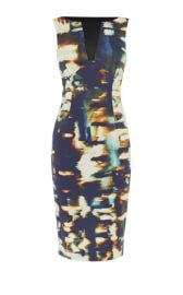 PANELLED PENCIL DRESS at Karen Millen